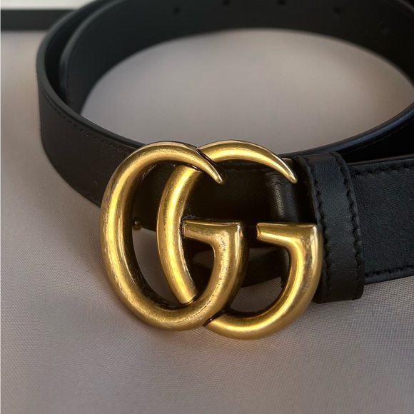 Gucci Accessories - Authentic Gucci Belt size 75. Brown & Gold original monogram. Mint condition!